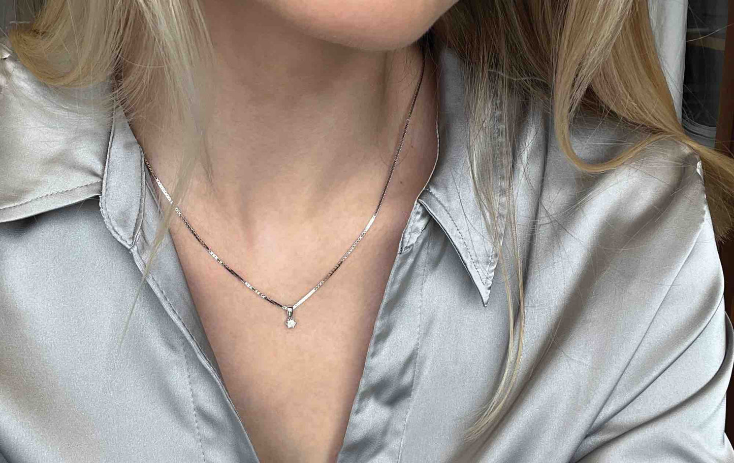 1,7 mm Venezia 585 (14K) gullkjede