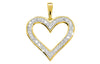 Cupid anheng i gult 585 gull med diamanter TW/SI totalt 0,10 ct. 