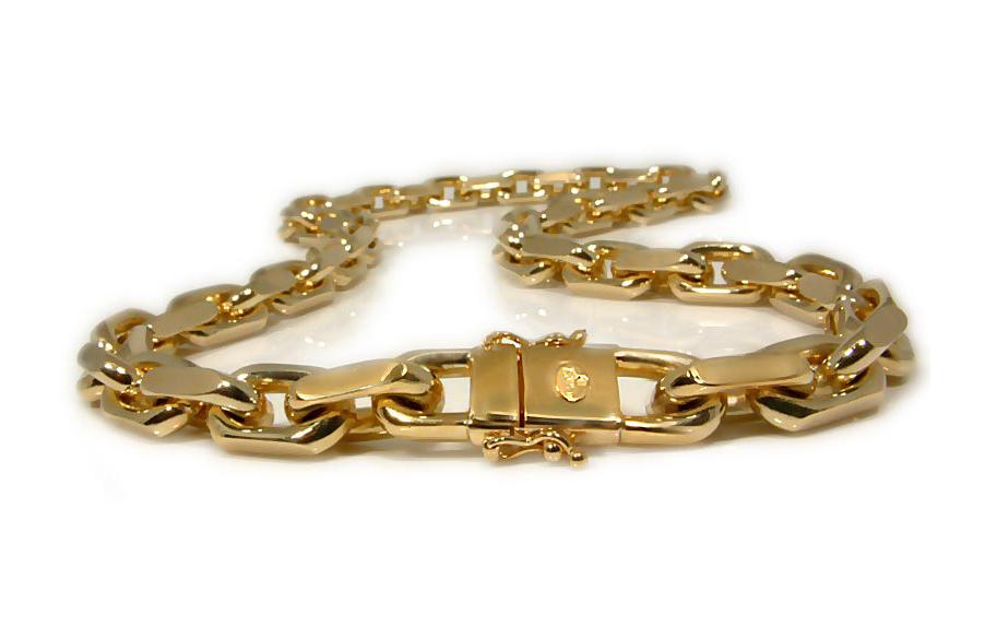 9,0 mm Anker 585 (14K) gullarmbånd