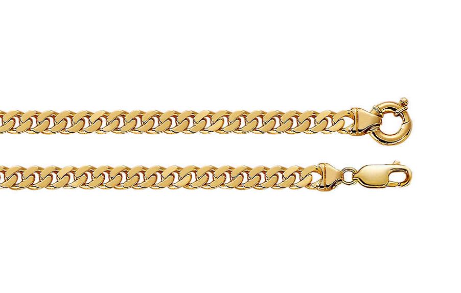 6,0 mm Panser 585 (14K) gullkjede