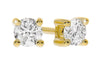 Enjoy øredobber i gult 585 gull med diamanter TW/SI totalt 0,30 ct.