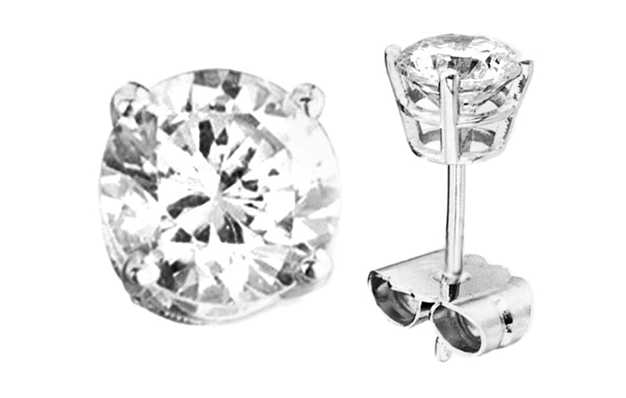 Joy øredobber i hvitt 585 gull med diamanter TW/SI totalt 0,70 ct.