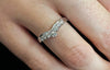 Amaze diamantring i hvitt 585 gull TW/SI totalt 0,33 ct.