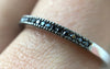 Sublime Black diamantring i hvitt 585 gull med sorte diamanter totalt 0,14 ct.