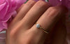 Sunny diamantring hvitt 585 gull TW/SI totalt 0,05 ct.