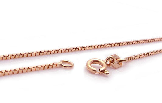 1,2 mm Venezia rosé 585 (14K) gullkjede